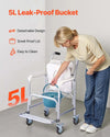 ELARIS 4 in 1 Bedside Commode Chair