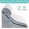 ELARIS 3 in 1 Memory Foam Ergonomic Wedge Pillow For Acid Reflux