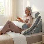 ELARIS 3 in 1 Memory Foam Ergonomic Wedge Pillow For Acid Reflux
